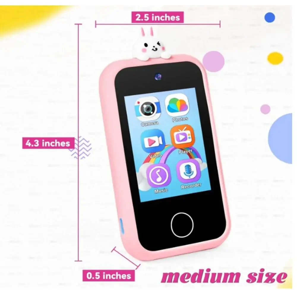 Kids Smartphone -Silicone Cover 32GB SD Card 2.8